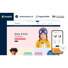 Baby Wear Clothing Store Shopify Theme