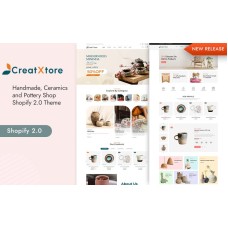 CreatXtore - Handmade, Ceramics and Pottery Shop Shopify 2.0 Theme
