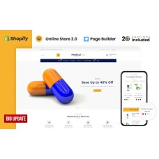 Medical Care Health & Medicine Store Shopify Theme