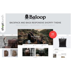 Baloop - Backpack and Bags Responsive Shopify Theme