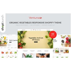 Venturas - Fruits Organic Food Responsive Shopify Theme
