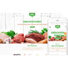 Green Market - Organic Food Restaurant Theme WooCommerce Theme