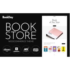 BookDay - Clean and Rapid Online Bookstore Website Design WooCommerce Theme