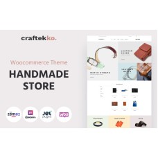 Craftekko - Handmade ECommerce Clean Elementor WooCommerce Theme