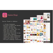 Haine - eCommerce Shop for Fashion, Clothing, and Online Store Elementor WordPress WooCommerce Theme