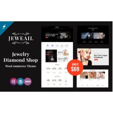 Jeweail  - Diamond Jewelry & Watch Shop WooCommerce Theme