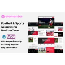 Football & Sports WooCommerce Elementor WordPress Theme