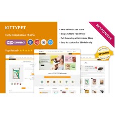 Kittypet - The Pet Store Responsive WooCommerce Theme