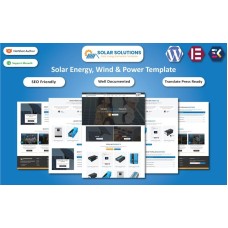 Solar Solutions - Solar Energy, Wind & Power WooCommerce Template