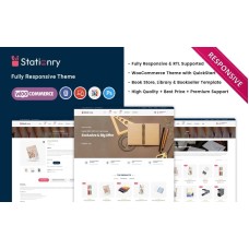 Stationery and Book Store WooCommerce Responsive Theme