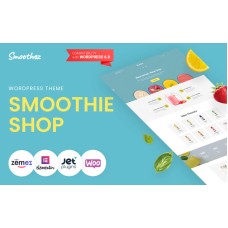 Smoothez - Organic Smoothie Store ECommerce Modern Elementor WooCommerce Theme