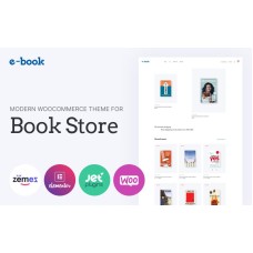 E-book - e-book website theme with widgets for Elementor WooCommerce Theme