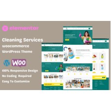 Cleaning Services WooCommerce Elementor WordPress Theme