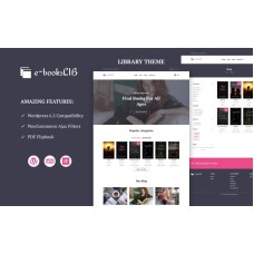 E-booksLib - Book Reviews & Library WooCommerce Theme