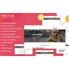 Pets Food Store WordPress Theme