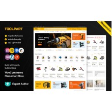ToolPart – Tools Parts and Equipment Elementor WooCommerce Store