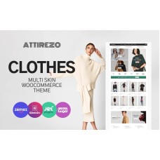 Attirezo - Clothes ECommerce Classic Elementor WooCommerce Theme