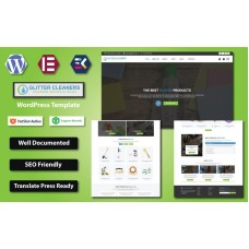 Glitter Cleaners - Cleaning Service & Tools WooCommerce Template