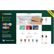 Bookes - Book Shop and Stationary Store Elementor WooCommerce Theme