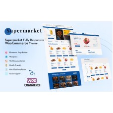 Supermarket - Multipurpose Wordpress Elementor Template