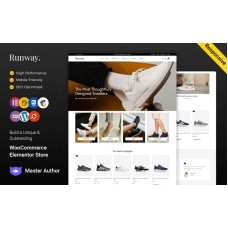Runway - Shoes and Fashion Elementor WooCommerce Theme