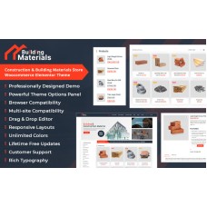 Construction & Building Materials Store Woocommerce Elementor Theme