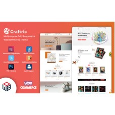 Craftric - Art Gallery, Painting Multipurpose eCommerce WordPress Template