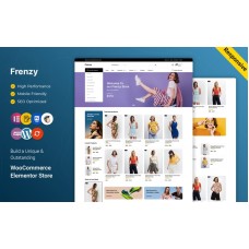 Frenzy - Fashion and Shopping Mall Mega Store Elementor WooCommerce Theme
