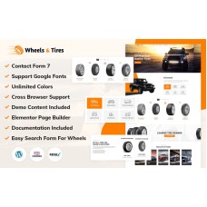 Wheels & Tire Woocommerce Elementor Theme