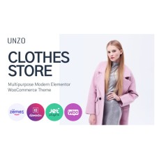 Unzo - Apparel Shop ECommerce Minimal Elementor WooCommerce Theme