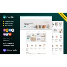 Craftic – Art and Crafts Elementor WooCommerce Store