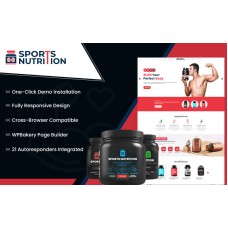 Sports Nutrition Store WooCommerce Theme