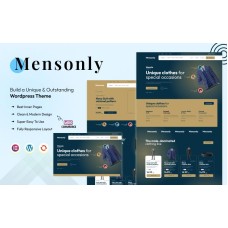 Mensonly - The Ultimate Mens Fashion Store WordPress Theme