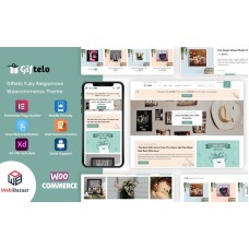 Giftelo - Handmade Gift & Photo Art Elementor WooCommerce Theme