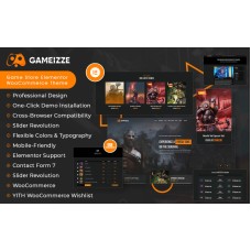 Gameizze - Game Store Elementor Woocommerce Theme