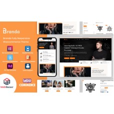 Branda - Tattoo Artist & Hair Salon WooCommerce Template