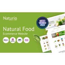 Naturio Food Store Template Elementor WooCommerce Theme