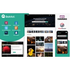 Quickzi - Creative Photography, Vectors & PSD Downloads Wordpress Theme