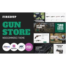 Fired Up - Gun Store WooCommerce Theme