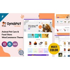 Syndipet - Animal Pet Care and Pet Food Store WooCommerce Theme