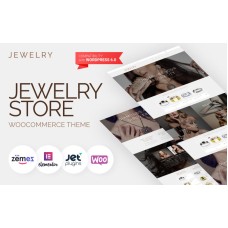 Jewelry - Jewelry Website Design Template for Online Shops WooCommerce Theme