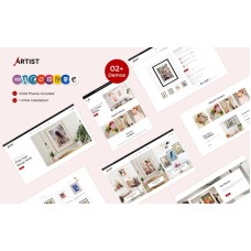 Artist - Art and Gallery Multipurpose Responsive Elementor WooCommerce Theme