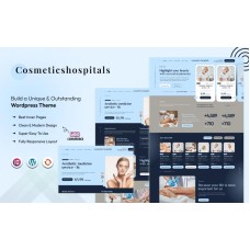 CosmeticsHospitals - Modern Hospitals WordPress Template