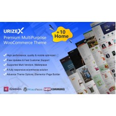Urizex - Premium Multipurpose WooCommerce WordPress Elementor Theme