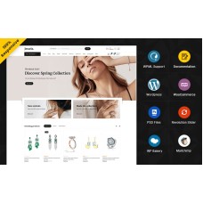 Jewelz – Jewelry and Wedding Multipurpose Responsive WooCommerce Store