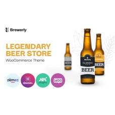 Brewerly - Engaging And Multifunctional Beer Shop Template WooCommerce Theme