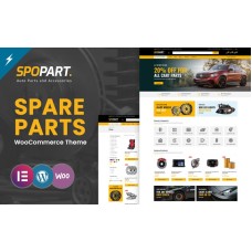 Spopart - Auto Parts and Machine Tools Elementor WooCommerce Themes