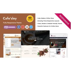 Cafesley - Cafe, Bar and Restraunt Woocommerce Theme