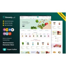 Grocery Mart – Grocery Vegitables and Organic Elementor WooCommerce Store