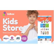 Kidbaz - Kids Stuff ECommerce Modern Elementor WooCommerce Theme